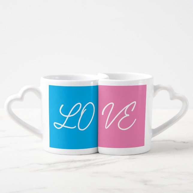 LOVE COFFEE MUG SET (Front Nesting)