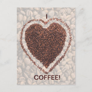 Love Coffee Postcard