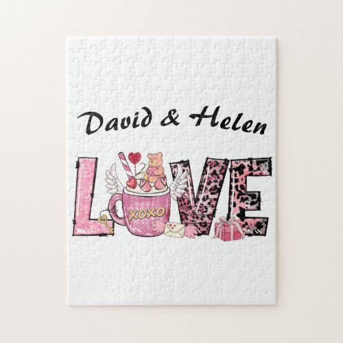 Love Coffee Valentines Day Jigsaw Puzzle