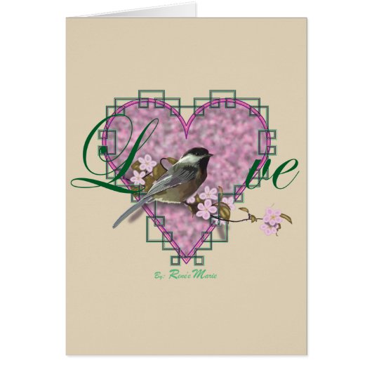 LOVE Collection, Chickadee Cards (Front)