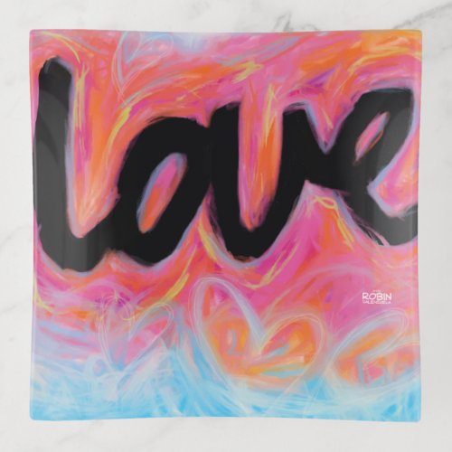 "LOVE" Collection Square Trinket Tray