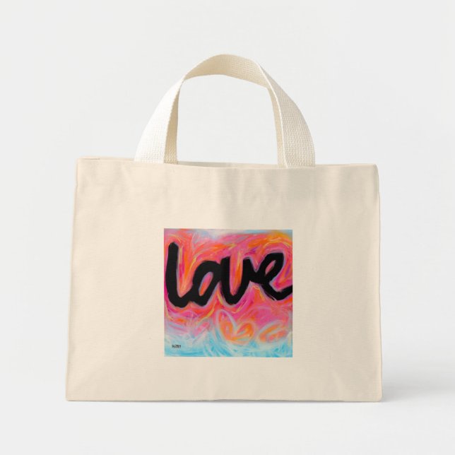 "LOVE" Collection Tiny Tote (Front)