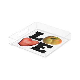 LOVE Collection Transparent S Tray