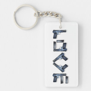 LOVE Collection - with shade double-sided Keychain