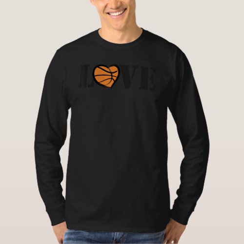 Love College March Basketball Madness Brackets Tou T_Shirt