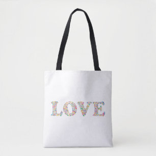 LOVE - colorful coffee beans Tote Bag