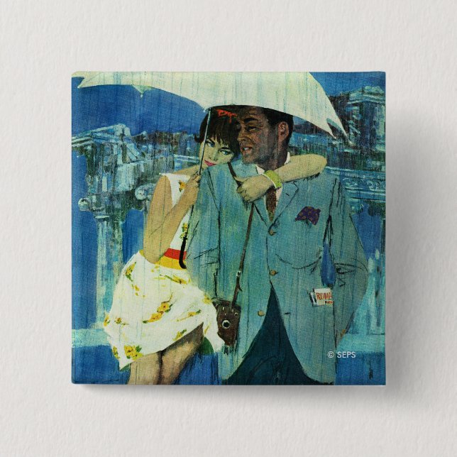 Love Comes to Miss Lucas Button (Front)