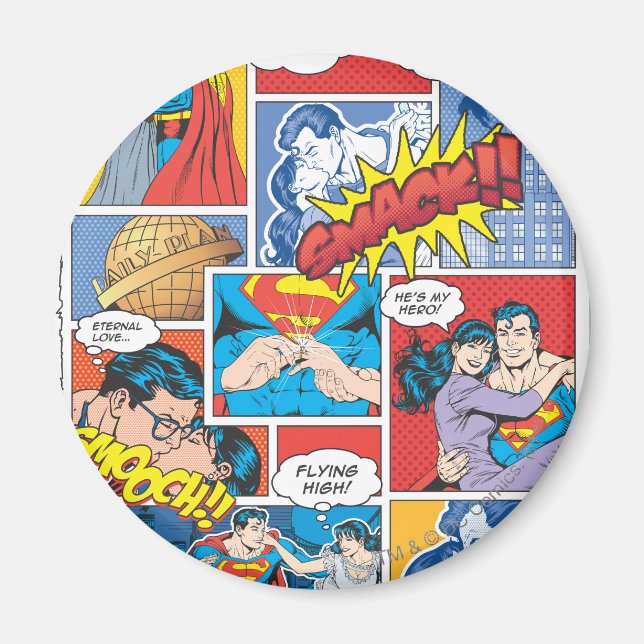 Love Comic Slides - Color Magnet (Front)