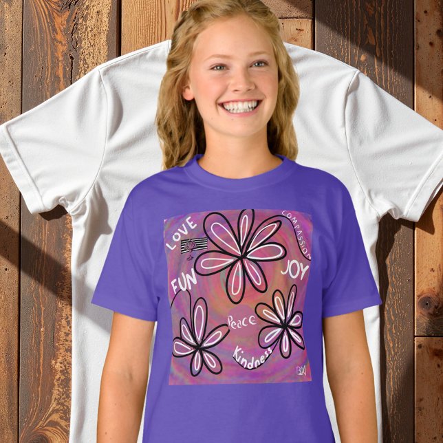 Love Compassion, Joy, Peace For Humanity T-Shirt (Creator Uploaded)