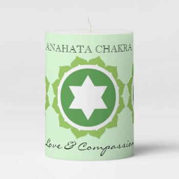 Love & Compassion Meditation Heart Chakra  Pillar Candle by Angharad13 at Zazzle
