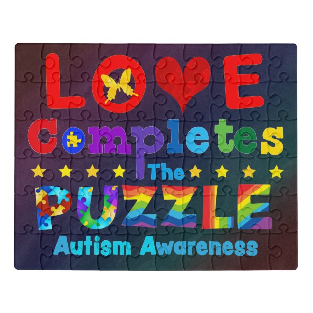 Love Completes the Puzzle (Puzzle Horizontal)