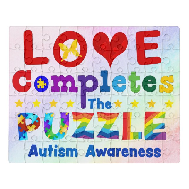 Love Completes the Puzzle (Puzzle Horizontal)