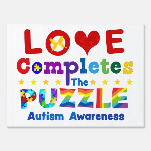 Love Completes the Puzzle Sign