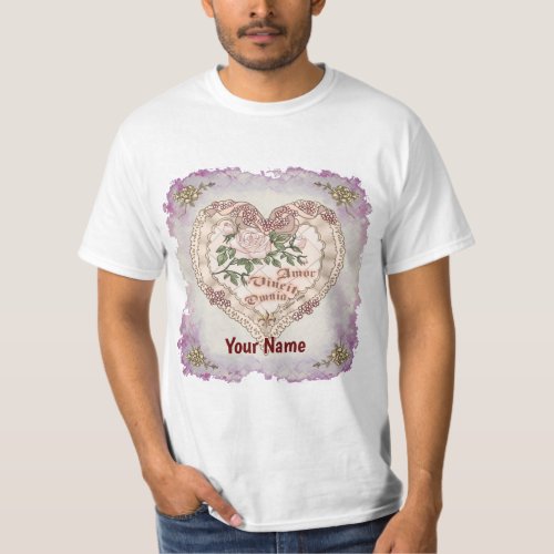 Love Conquers All custom name T_Shirt