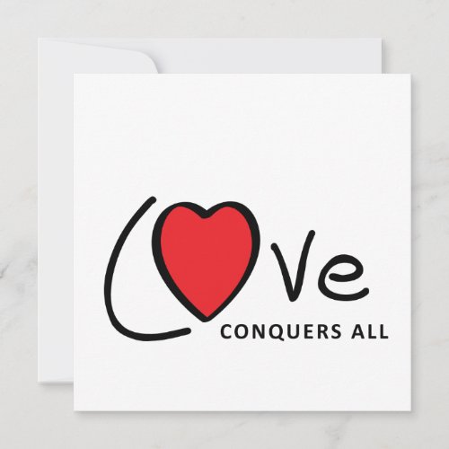 Love conquers all Love prevails or always