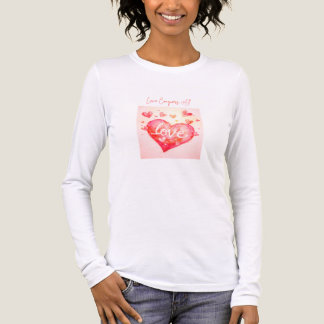 Love Conquers All – Women’s Long Sleeve Tri-Blend Shirt