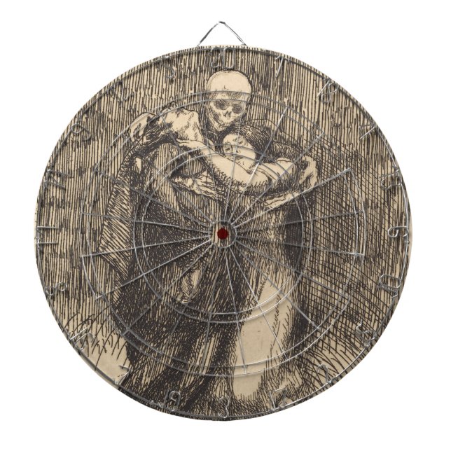Love Consecrated (by Paul-Albert Besnard) Dart Board (Front)