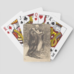 Love Consecrated in Death (by Paul-Albert Besnard) Poker Cards
