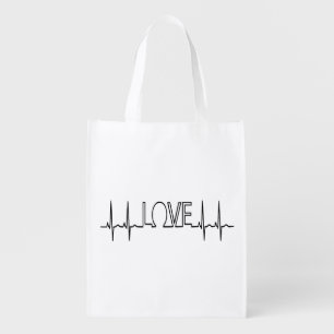 Love Cool Nurse Grocery Bag
