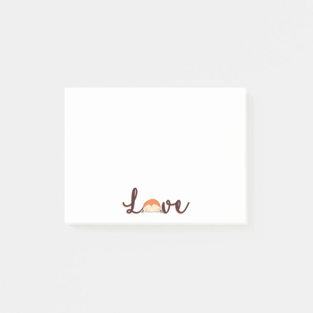 Love Corgi Post-it Notes (Front)