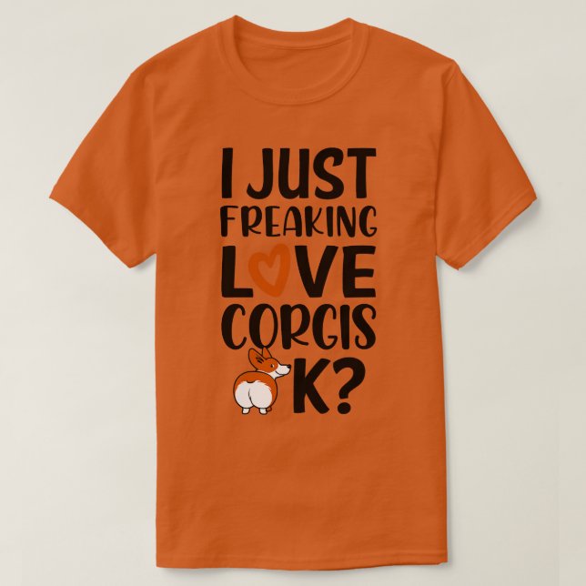 Love Corgis 1 T-Shirt (Design Front)