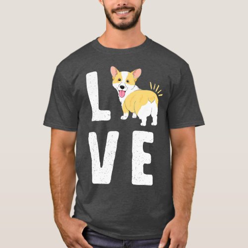 Love Corgis  Heart Welsh Puppy Dog Lover Sitter Gi T_Shirt