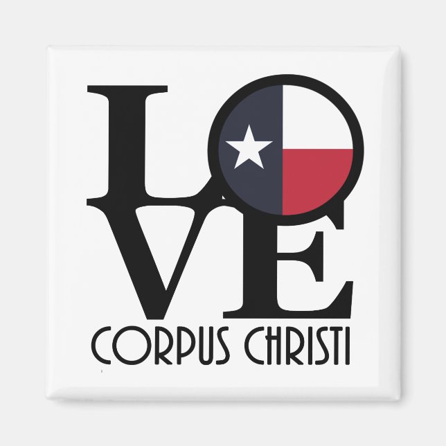 LOVE Corpus Christi Texas Magnet (Front)