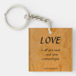 Love Cosmetologist Keychain