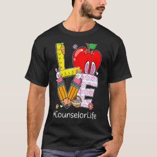 Love Counselor Life Life Funny Easter Day Bunny Eg T-Shirt