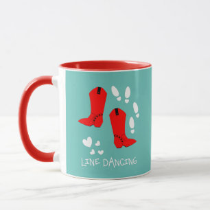 Love Country Line Dancing Personalized Mug