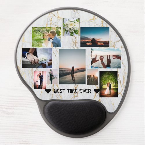 Love Couple BEST TIME EVER Personalized Gel Mouse Pad