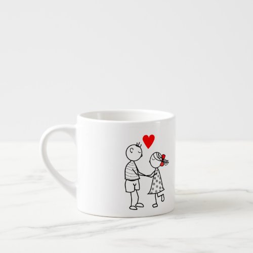 Love Couple Espresso Cup