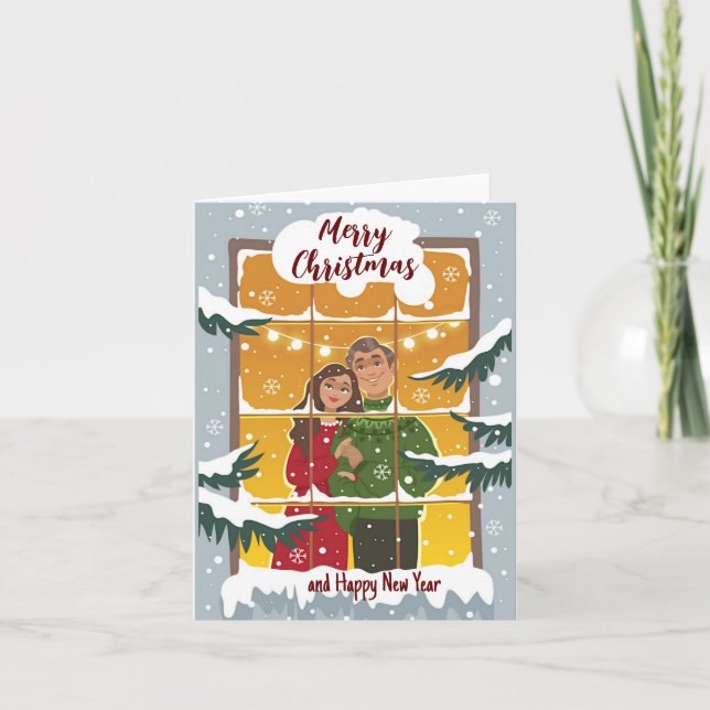 Love couple holiday card (Front)