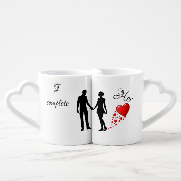 Love couple mug- I complete Her Coffee Mug Set | Zazzle