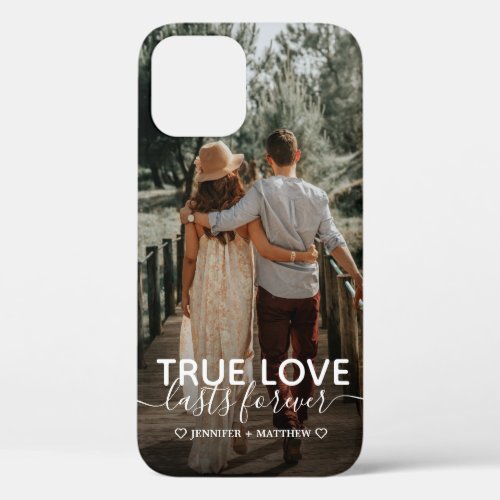 Love Couple Photo iPhone 12 Case