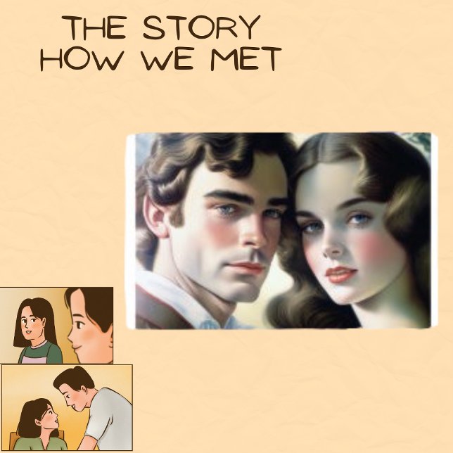 Love Couple Vintage Flashy Poster (Creator Uploaded)