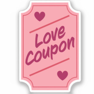Love coupon  sticker