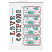 Love coupons cards (Front)
