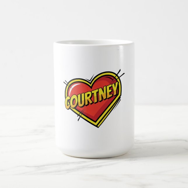 Love Courtney Coffee Mug (Center)
