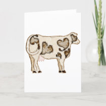 Love Cow Holiday Card