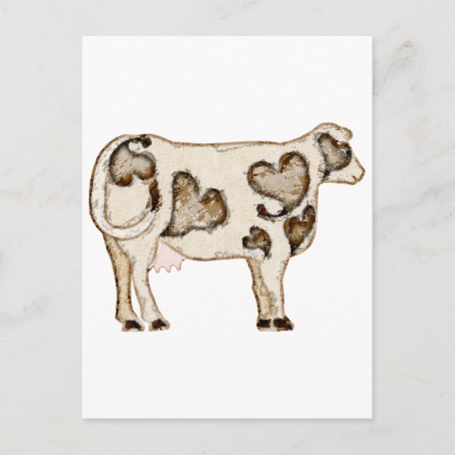 Love Cow Postcard (Front)
