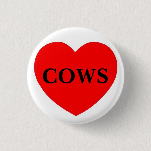 Love Cows Button (Front)