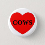 Love Cows Button at Zazzle
