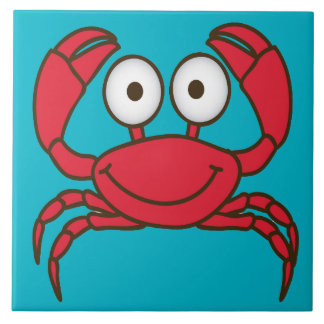 Love Crab Ceramic Tile