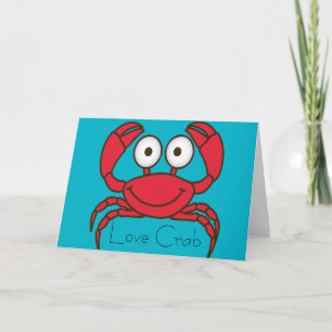 Love Crab Greeting Card
