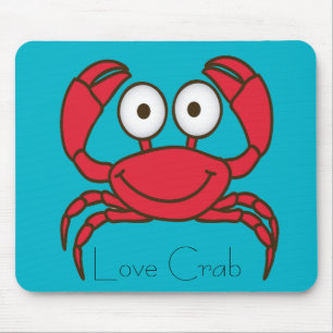 Love Crab Mouse Pad