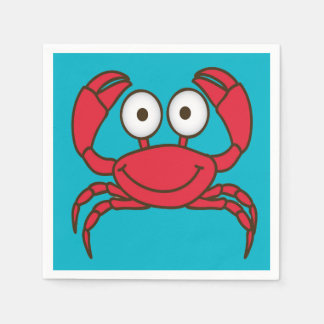 Love Crab Paper Napkins