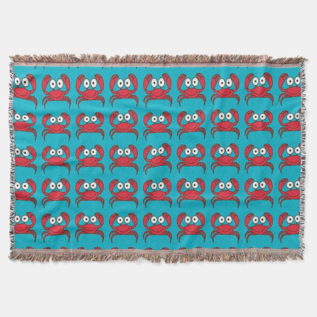 Love Crab Throw Blanket (Front)