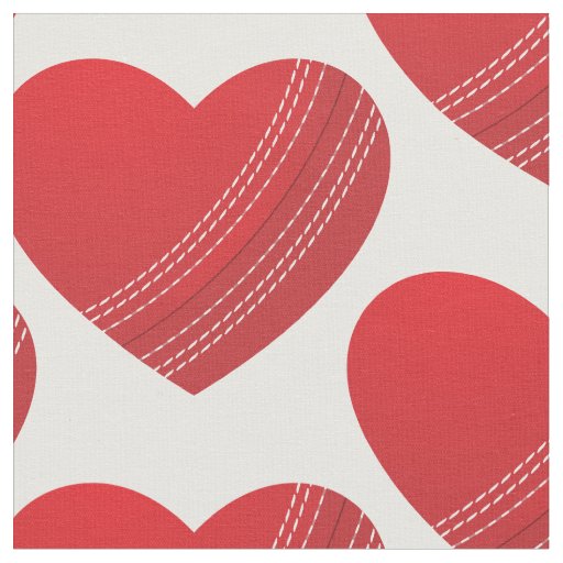 love cricket heart sports athletic fabric