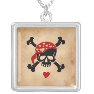 Love & Crossbones Personalized Necklace